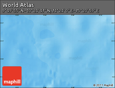 Political Map of the Area around 10° 7' 21" N, 74° 52' 30" E