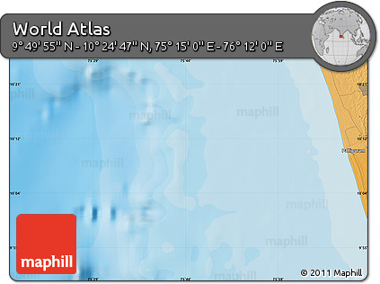 Political Map of the Area around 10° 7' 21" N, 75° 43' 29" E