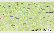 Physical 3D Map of Kouban