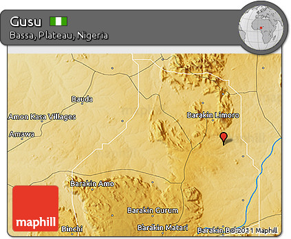 Physical 3D Map of Gusu