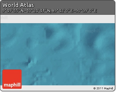 Satellite 3D Map of the Area around 10° 7' 21" N, 90° 10' 30" E