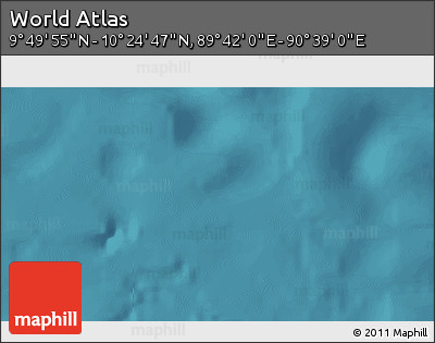 Satellite 3D Map of the Area around 10° 7' 21" N, 90° 10' 30" E