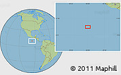 Savanna Style Location Map of the area around 10° 7' 21" N, 95° 58' 29" W