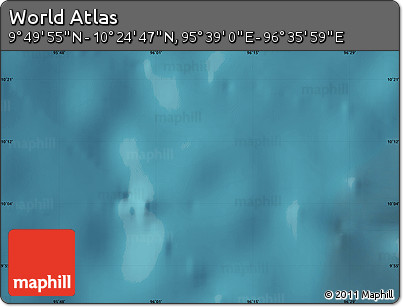 Satellite Map of the Area around 10° 7' 21" N, 96° 7' 30" E