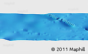 Shaded Relief Panoramic Map of the area around 10° 7' 21" N, 98° 31' 30" W