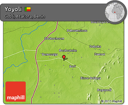 Physical 3D Map of Yoyoli