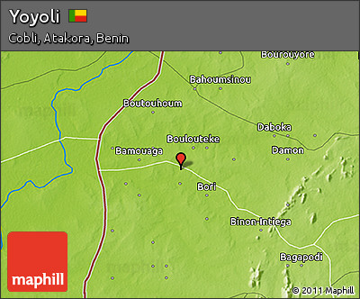 Physical 3D Map of Yoyoli