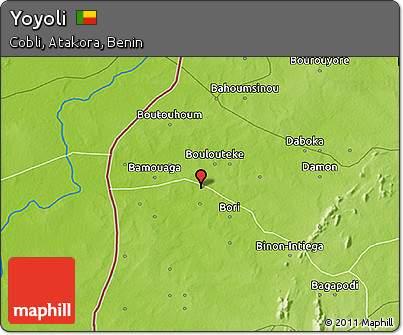 Physical 3D Map of Yoyoli