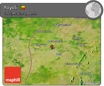 Satellite 3D Map of Yoyoli