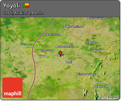 Satellite 3D Map of Yoyoli