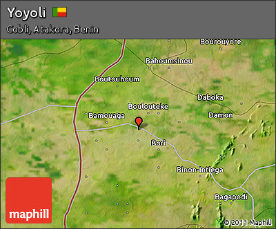 Satellite 3D Map of Yoyoli