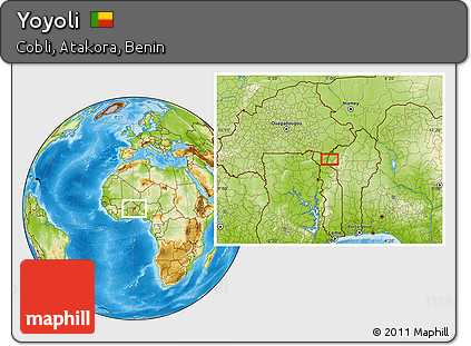 Physical Location Map of Yoyoli
