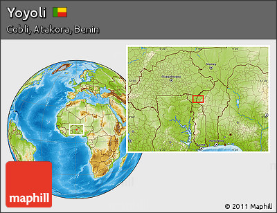 Physical Location Map of Yoyoli