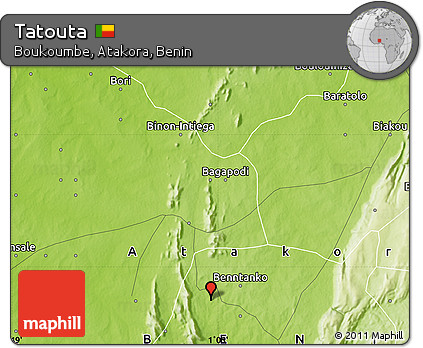 Physical Map of Tatouta