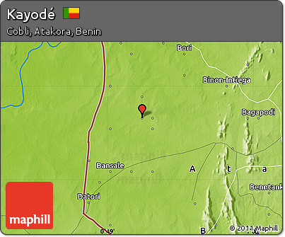 Physical Map of Kayodé