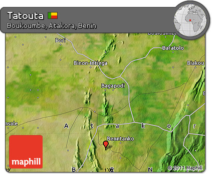 Satellite Map of Tatouta