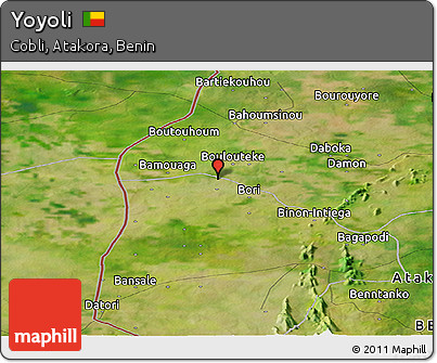 Satellite Panoramic Map of Yoyoli