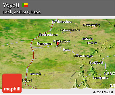 Satellite Panoramic Map of Yoyoli