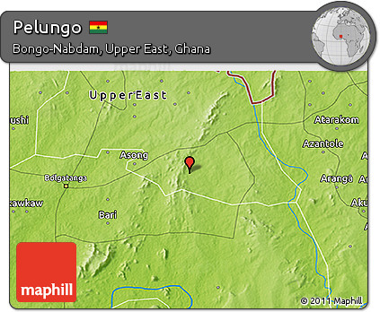 Physical 3D Map of Pelungo