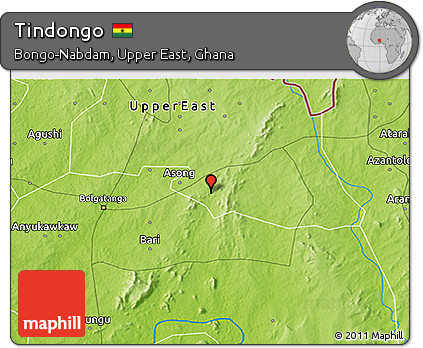 Physical 3D Map of Tindongo