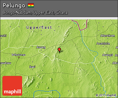 Physical 3D Map of Pelungo