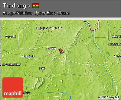 Physical 3D Map of Tindongo