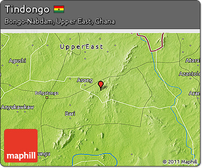 Physical 3D Map of Tindongo