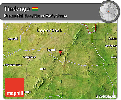 Satellite 3D Map of Tindongo