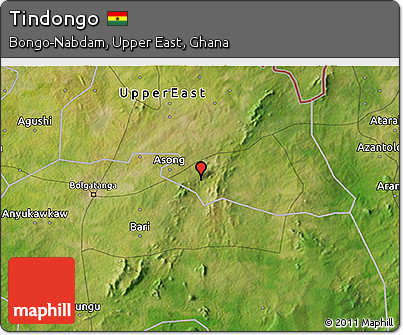 Satellite 3D Map of Tindongo