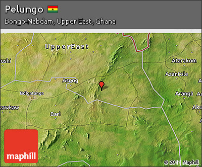 Satellite 3D Map of Pelungo
