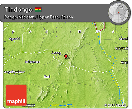 Physical Map of Tindongo