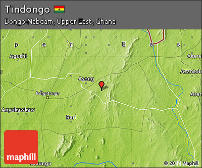 Physical Map of Tindongo
