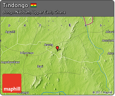 Physical Map of Tindongo