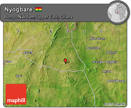 Satellite Map of Nyogbare