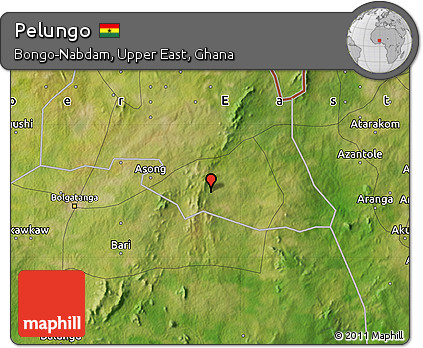 Satellite Map of Pelungo
