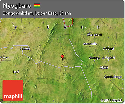 Satellite Map of Nyogbare