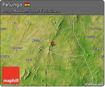 Satellite Map of Pelungo