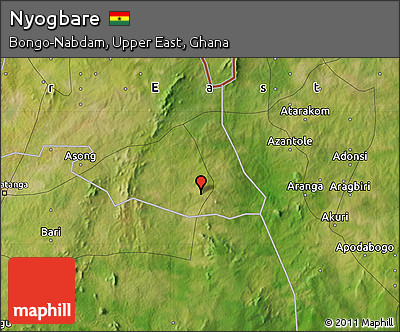 Satellite Map of Nyogbare