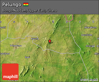 Satellite Map of Pelungo