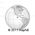 Outline Map of the Area around 10° 38' 32" N, 101° 4' 29" W, rectangular outline