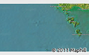 Satellite 3D Map of the area around 10° 38' 32" N, 102° 55' 30" E