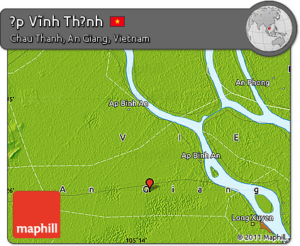 Physical Map of Ấp Vĩnh Thạnh
