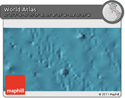 Satellite 3D Map of the Area around 10° 38' 32" N, 105° 19' 29" W