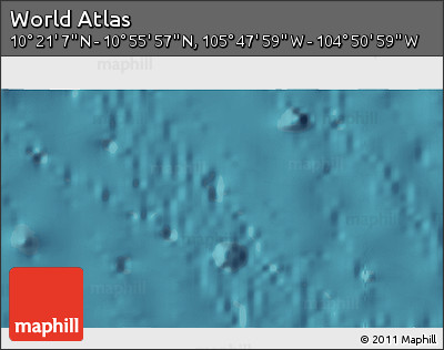 Satellite 3D Map of the Area around 10° 38' 32" N, 105° 19' 29" W