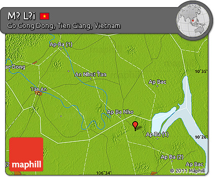 Physical Map of Mỹ Lợi
