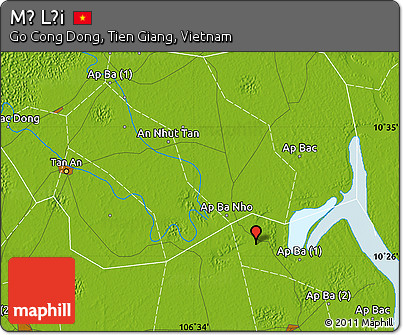 Physical Map of Mỹ Lợi