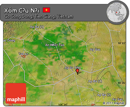 Satellite Map of Xóm Cầu Nội