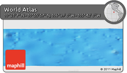 Physical Panoramic Map of the Area around 10° 38' 32" N, 106° 10' 30" W