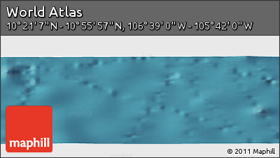 Satellite Panoramic Map of the Area around 10° 38' 32" N, 106° 10' 30" W