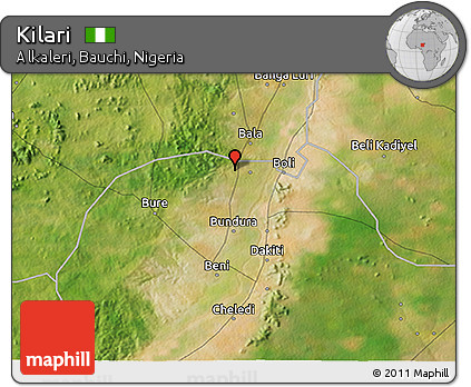 Satellite 3D Map of Kilari